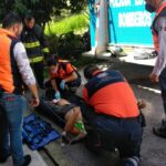 Otro choque en donde se involucró una patrulla de la Policía Estatal