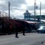 Policía Estatal detuvo a dos hombres con pipa cargada de gas LP, presuntamente ilegal