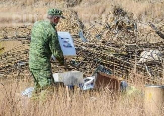 Sedena destruye pirotecnia encontrada en la explosión de Santa María Zacatepec