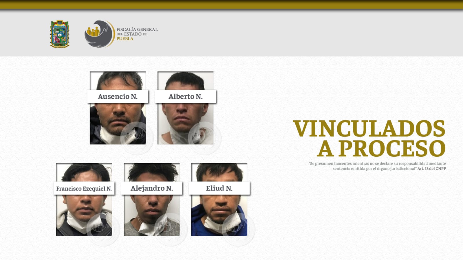 Fueron enviado a la cárcel 5 presuntos secuestradores de Miahuatlán