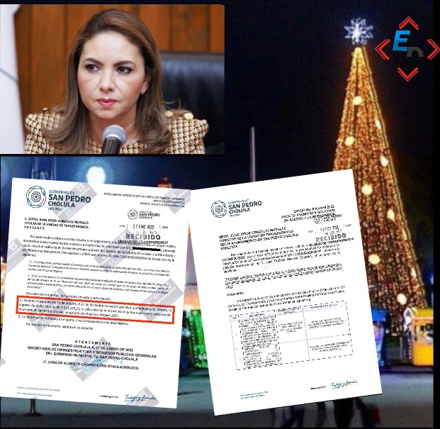 Paola Angón gastó más de 4 mdp en adornos navideños y solo hizo una obra publica en los últimos 3 meses del 2021