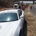 Vecinos del Carmen ponen lonas dedicadas a Lalo Rivera en contra de los parquímetros