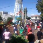 Confirman la muerte de dos personas tras caída de tanque elevado de agua potable en San Martín Texmelucan que costó 2 millones de pesos