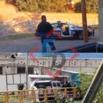 Por cámaras de vigilancia fue captado el momento en que dos sujetos robaron negocio de celulares en Texmelucan