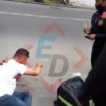 Hombres armados roban camioneta y se llevan al conductor sobre la carretera federal Puebla-Tehuacán.