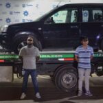 Conductor ebrio se impacta contra una Ruta Flecha Azul sobre la carretera federal Puebla-Tlaxcala.