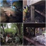 15 personas lesionadas tras choque entre autobús de pasajeros y un tráiler en el Seco