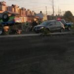 En plena vía pública hombre ahorca a su pareja sentimental, policías llegaron tarde al lugar, en Puebla