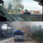 Se desata persecución entre policías y delincuentes en la autopista México-Puebla; no hay detenidos.