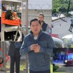 Sujeto intenta agredir a un lomito con una pala en fraccionamiento Bosques De Sanctorum; fue rescatado por los vigilantes