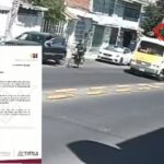 Poblano se salva de ser despojado de su celular en el metrobus pero lo agarran a golpes