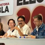 Candidatos de Morena a la gubernatura y alcaldía salen a votar