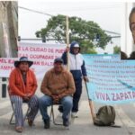 Trabajadores del Poder Judicial bloquean bulevar 5 de Mayo en Puebla capital