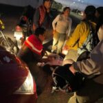 Conductor de camioneta provoca carambola en la autopista Siglo XXI