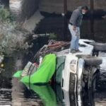 Operador de tráiler pierde la vida tras volcar en la Tlaxcala–Apizaco