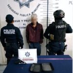 Banda de presuntos asaltantes son detenidos en calles del Centro Histórico de Puebla
