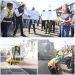 Tonantzin Fernández entrega pavimentación de calles en junta auxiliar de San Pedro Cholula