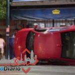 Robo de vehículo desata persecución en Texmelucan; habría un detenido