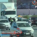 Captan agresión contra mujer en unidad de transporte público en Cancún; pasajeros someten al agresor