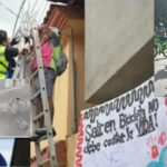 Captan momento en que sujeto golpea a su pareja en calles de San Felipe Hueyotlipan