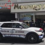 Movilización en el Centro Histórico de Puebla tras la muerte de un policía auxiliar en una sucursal de MacroPay